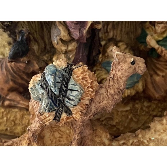 Vintage Story of Jesus Birth Nativity Scene Wind up Musical Plays O‎ Holy Night - Picture 3 of 16